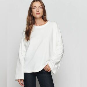 Reformation Oversized Long Sleeve Tee New with tags